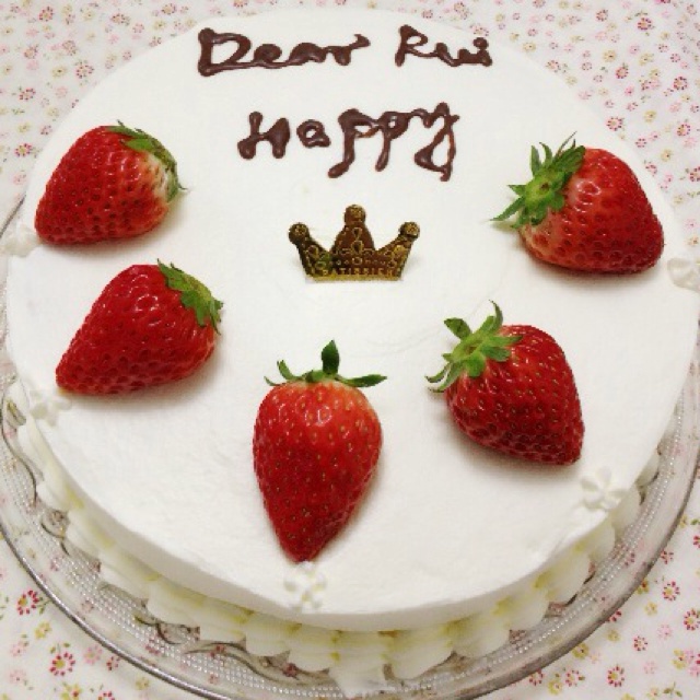 鲜奶油草莓蛋糕