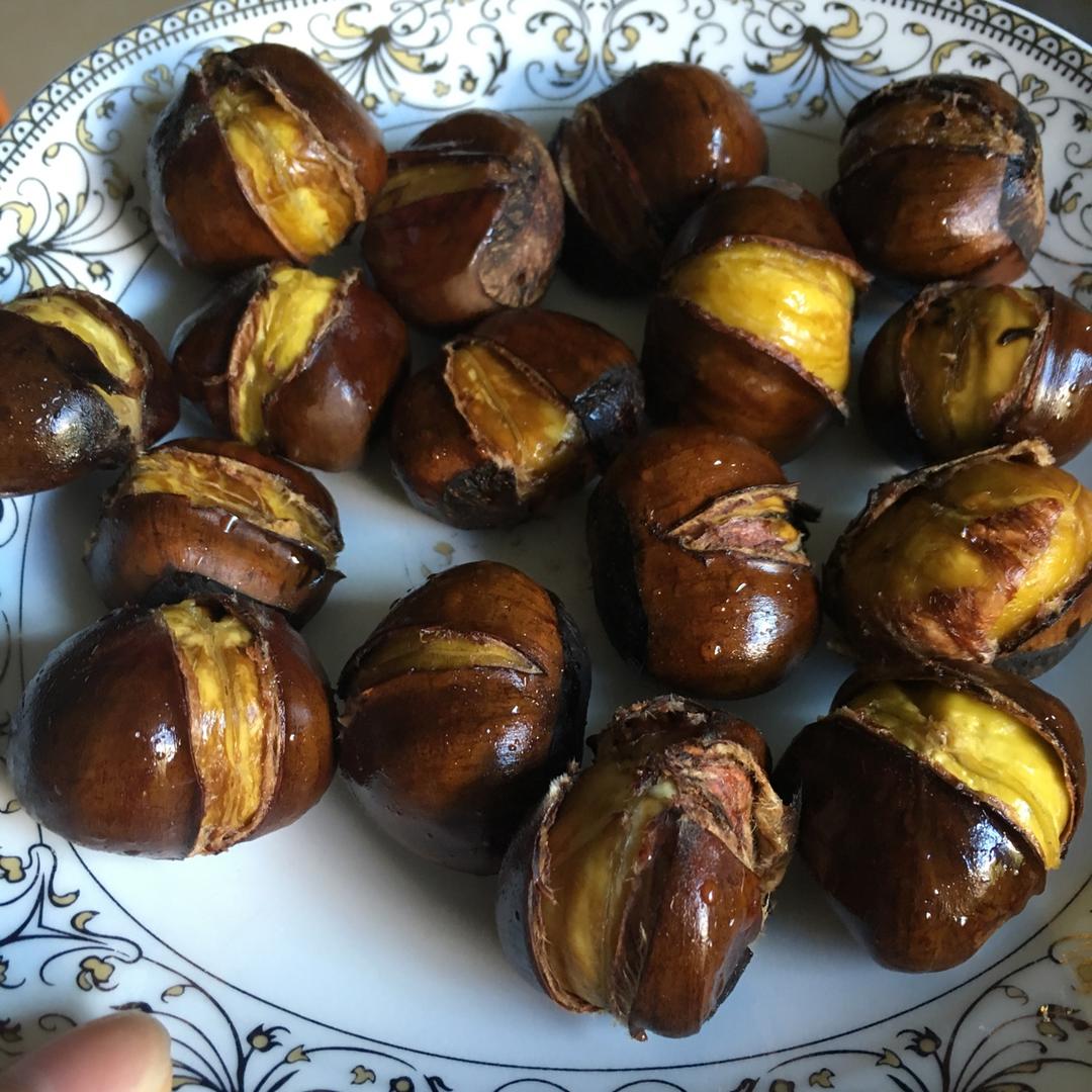 烤箱版糖蜂蜜炒板栗