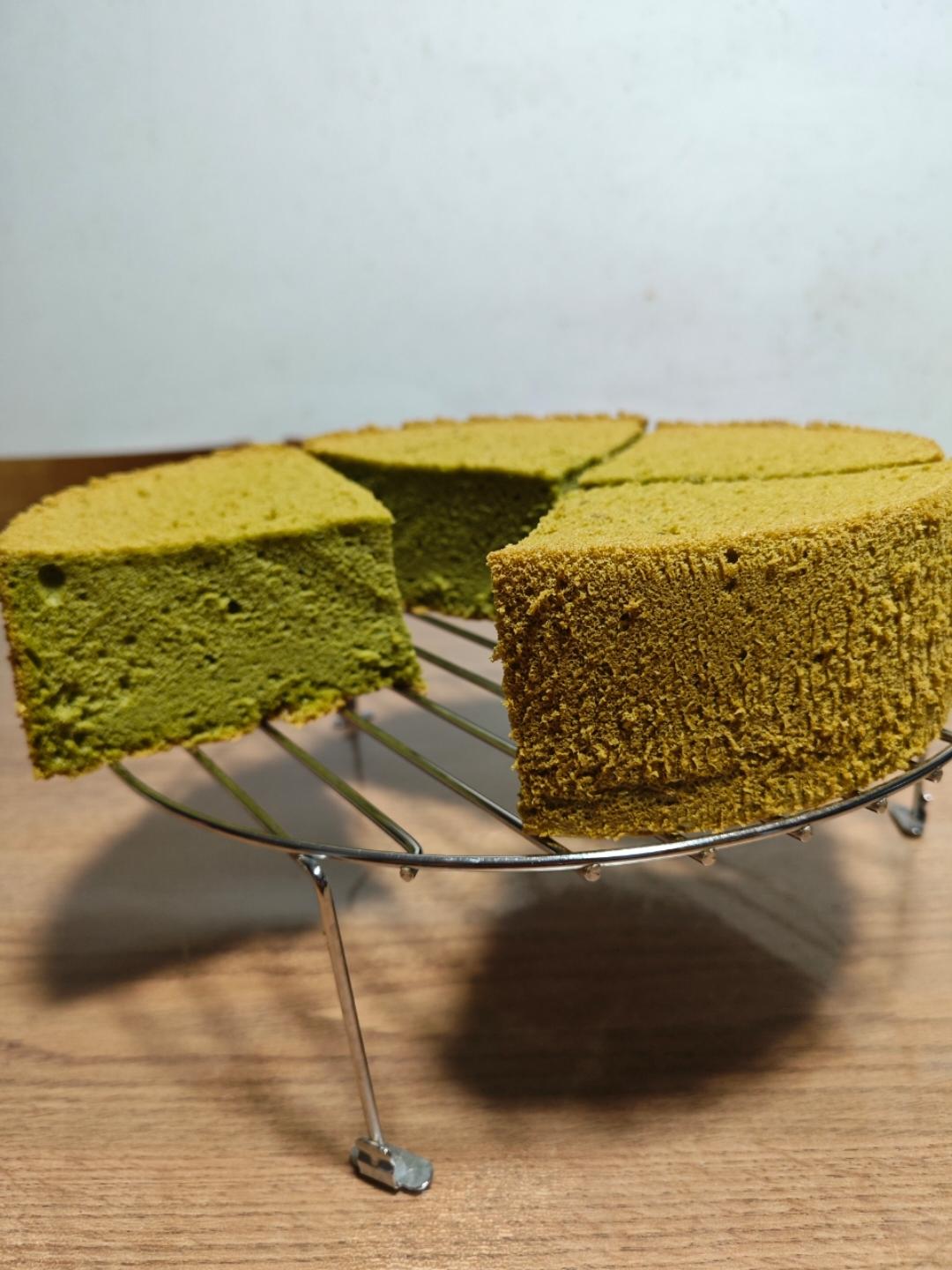 🍵清新治愈抹茶戚风——不容易消泡的秘密