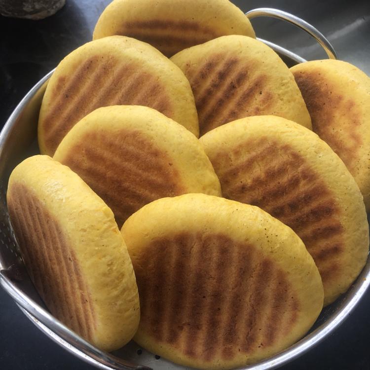 堂妈小厨——发面南瓜饼