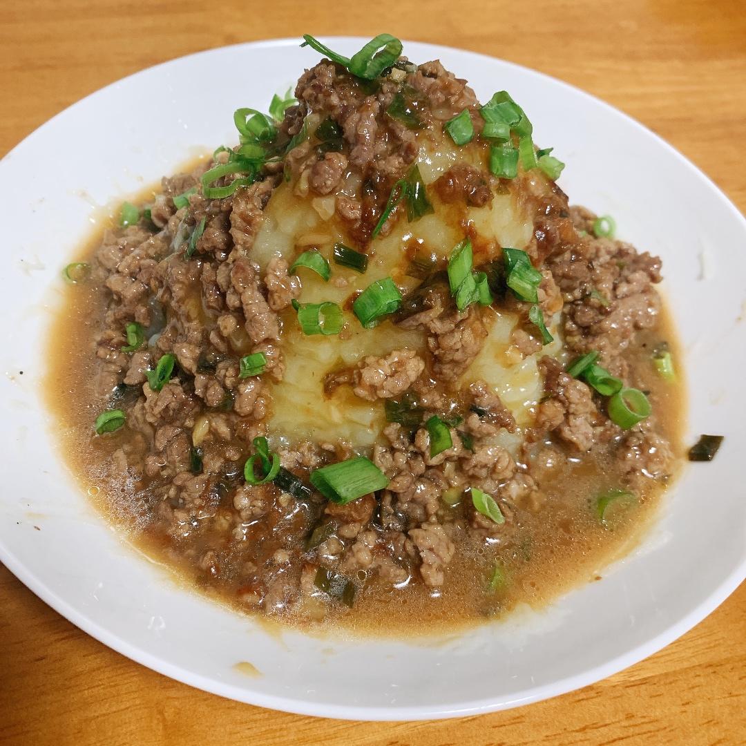 从不爱吃菜的儿子竟然超级爱吃的～火山土豆泥