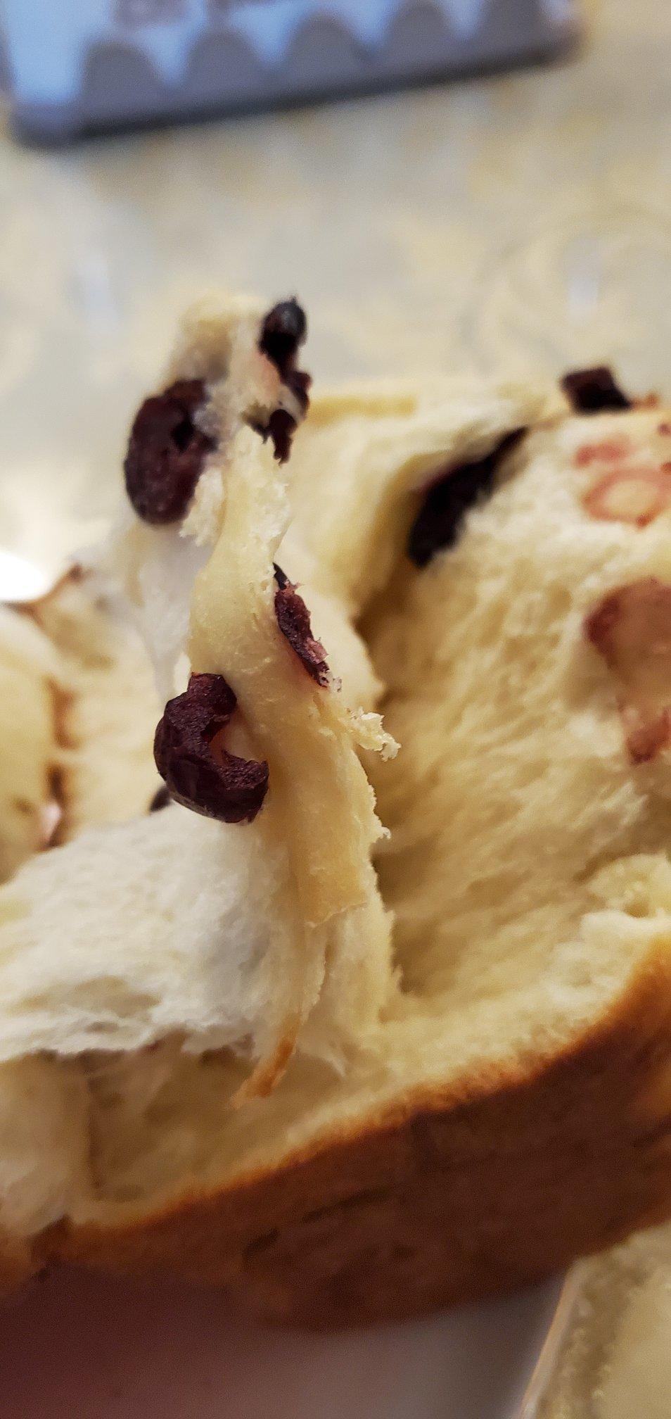 手撕蔓越莓炼乳吐司