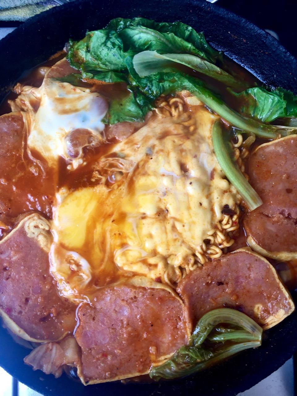 韩国部队锅拉面锅（超好吃）