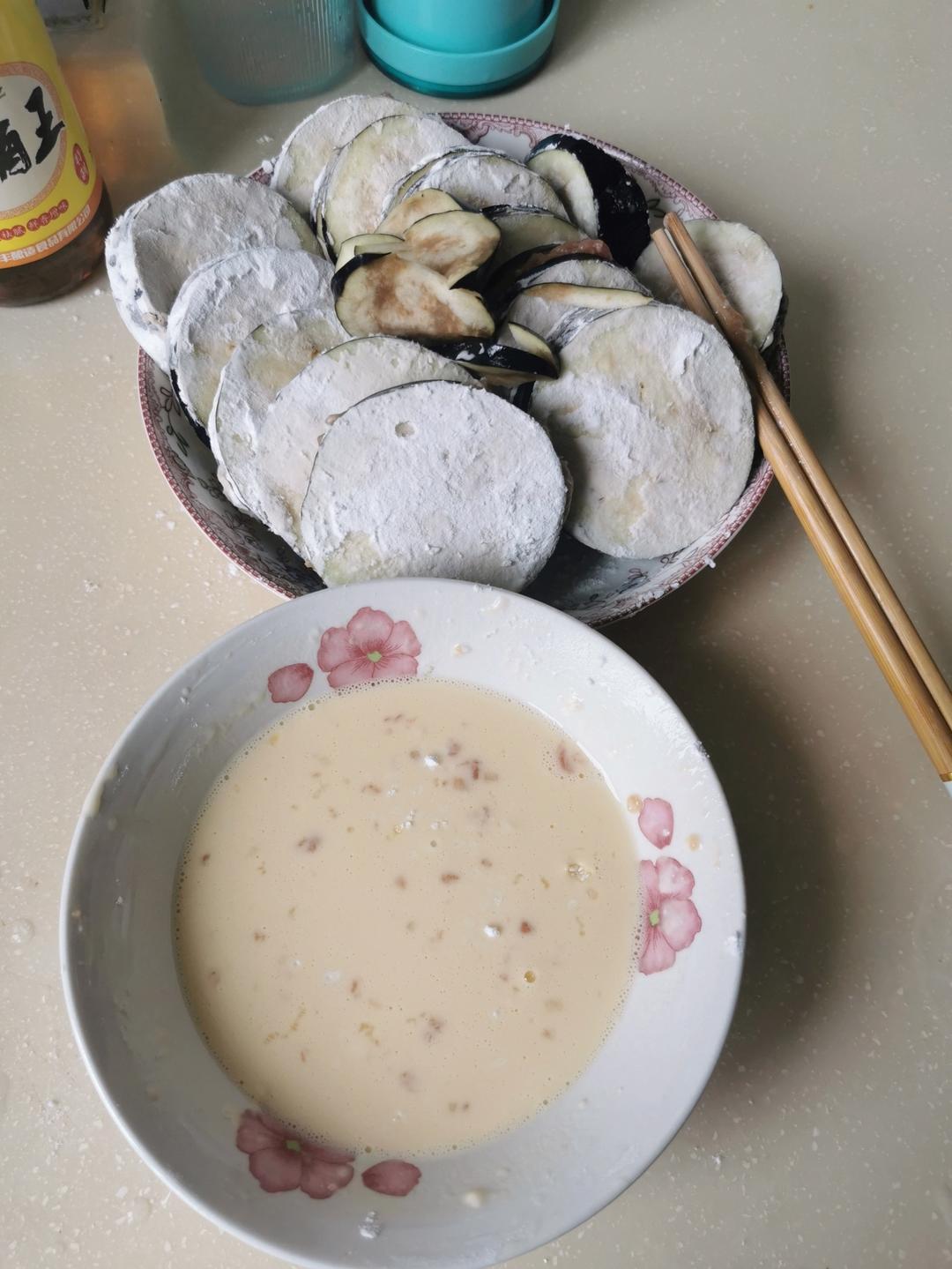 香煎茄盒——健康少油