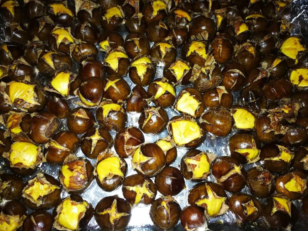 烤箱版糖炒栗子