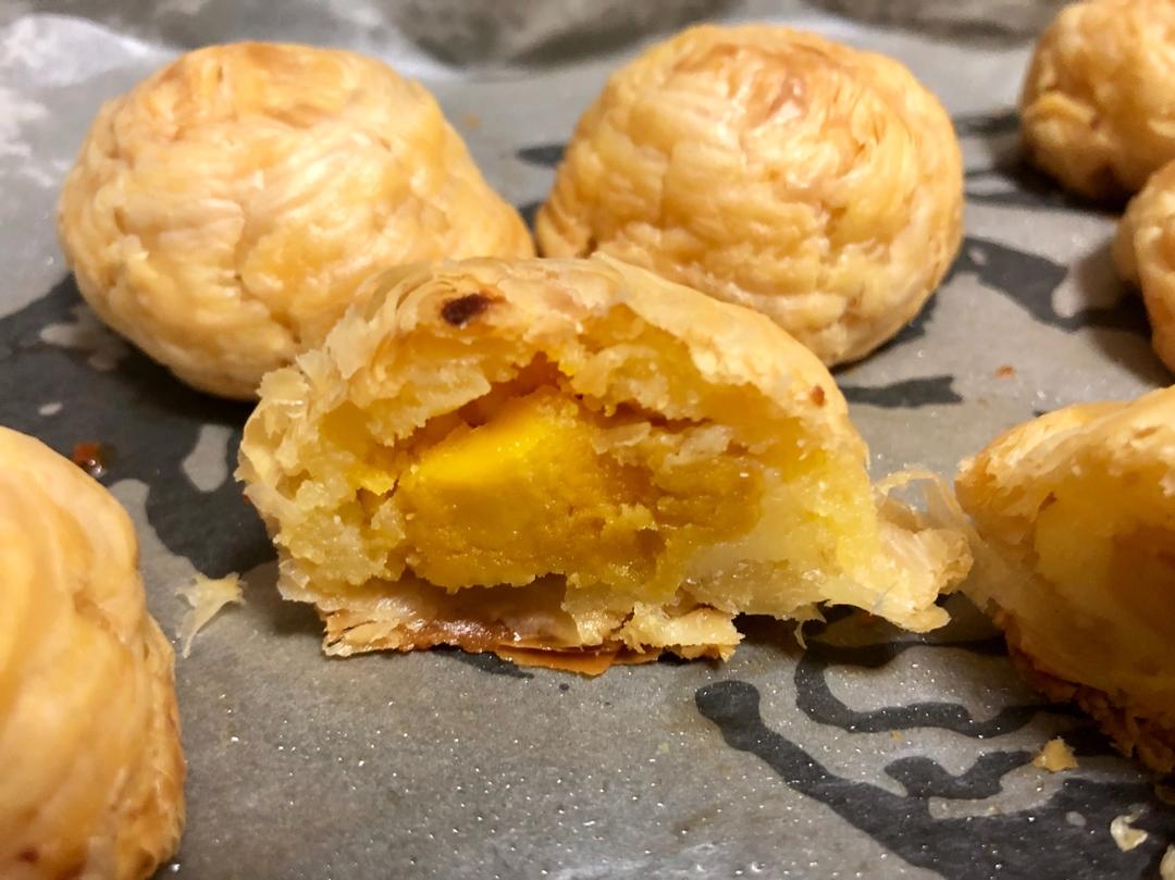 蛋挞皮版之奶黄酥