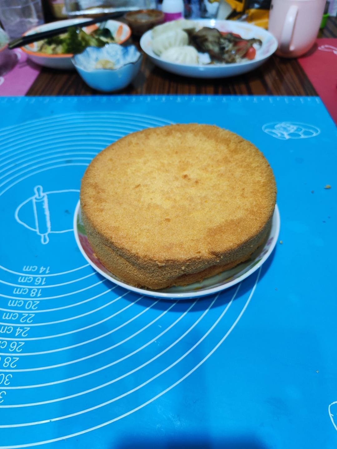 0失败 6寸原味戚风蛋糕