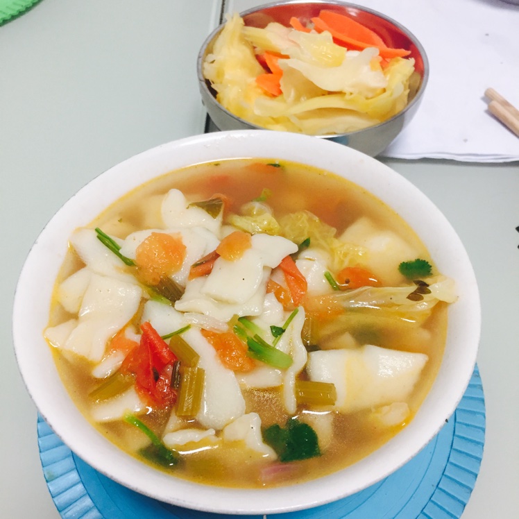 素揪片子（素汤饭）