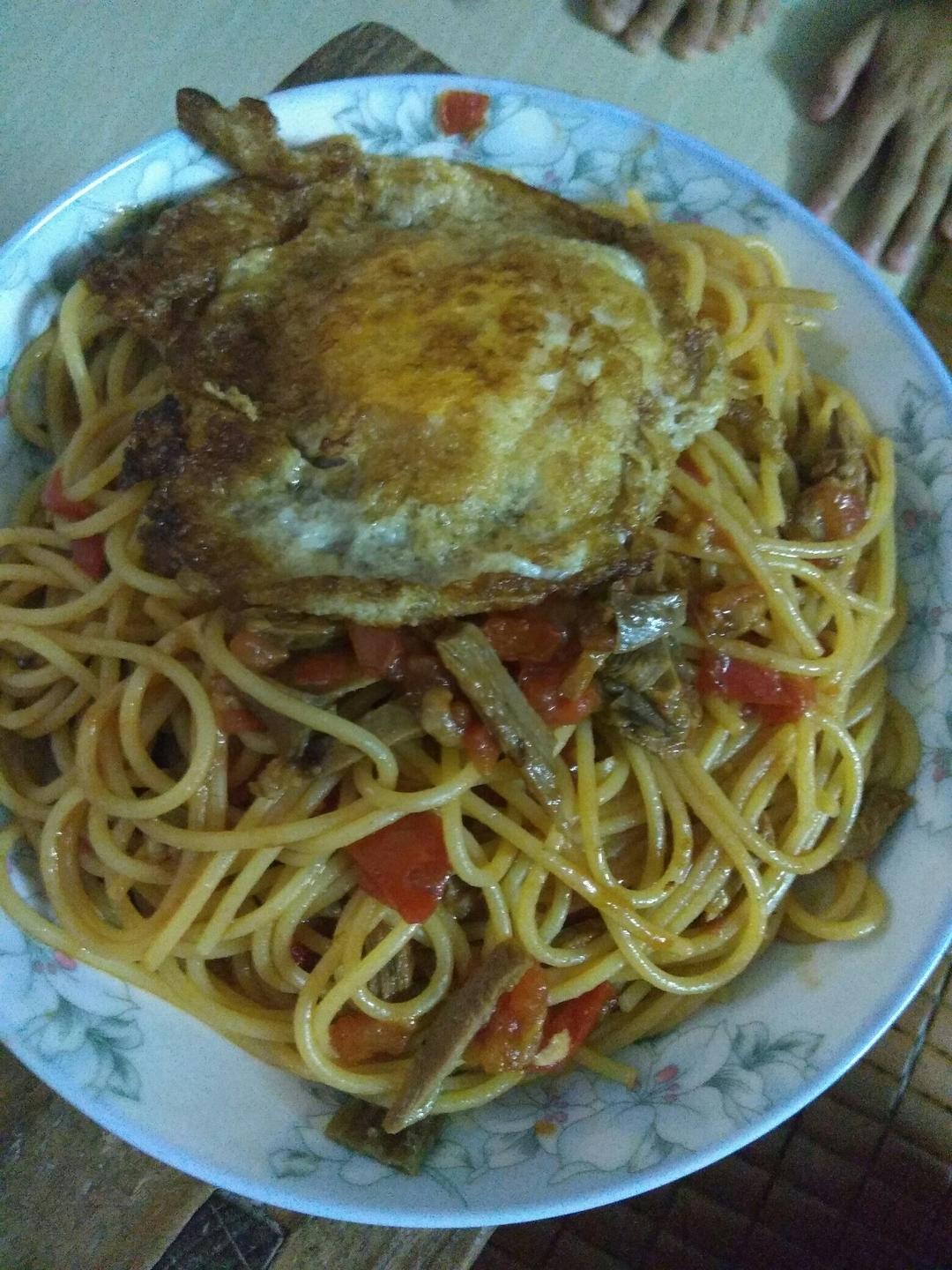 番茄肉酱意大利面