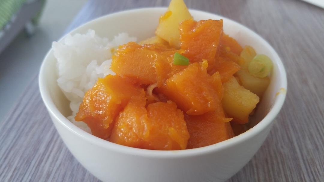 长粒香南瓜炒饭🎃