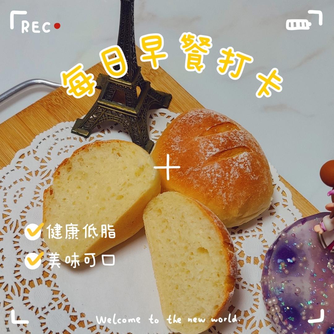 一次发酵，松软拉丝的牛奶小餐包