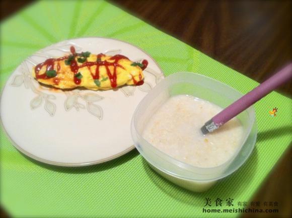 徐先生的早餐--omelet & cereal