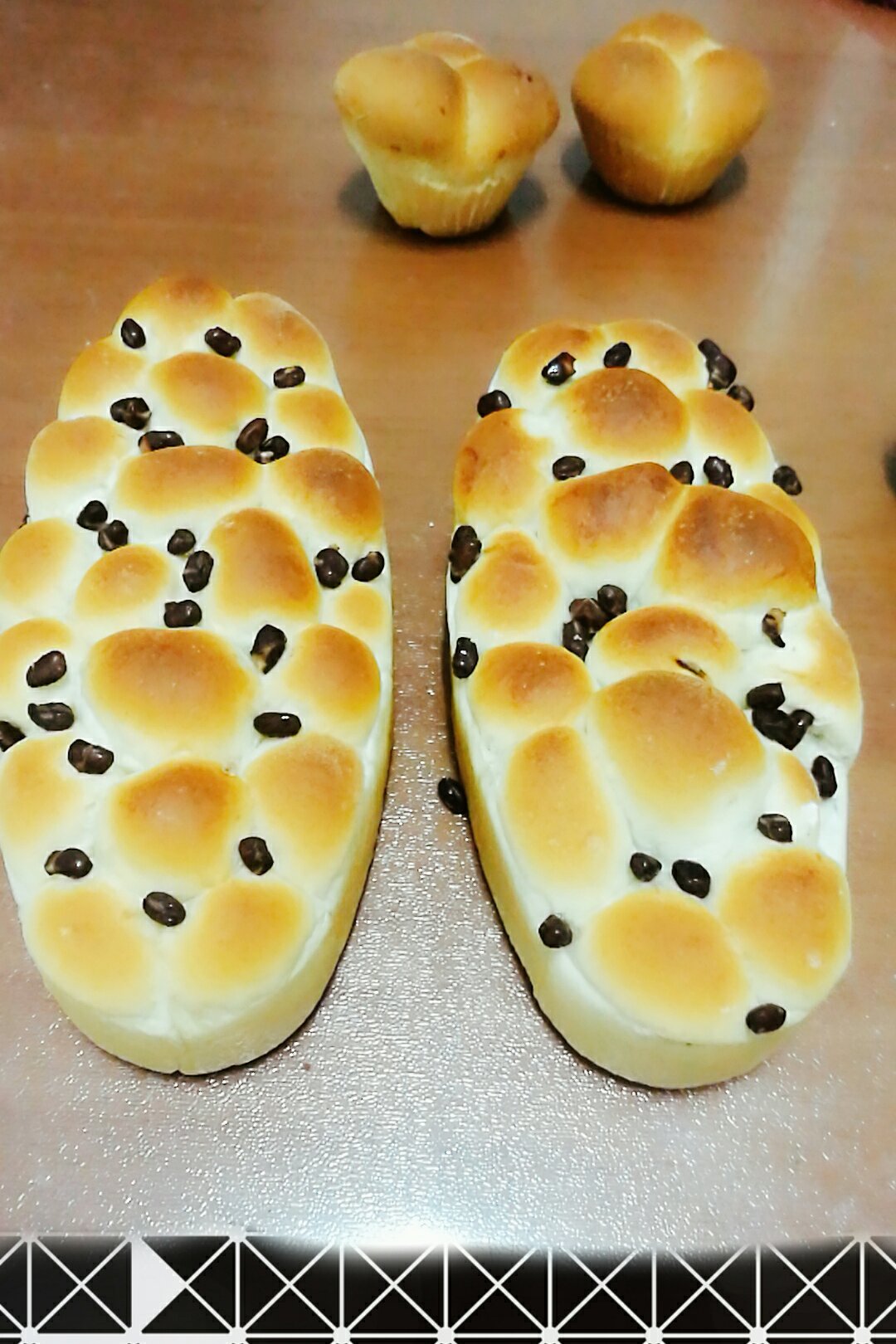 红豆芝士面包
