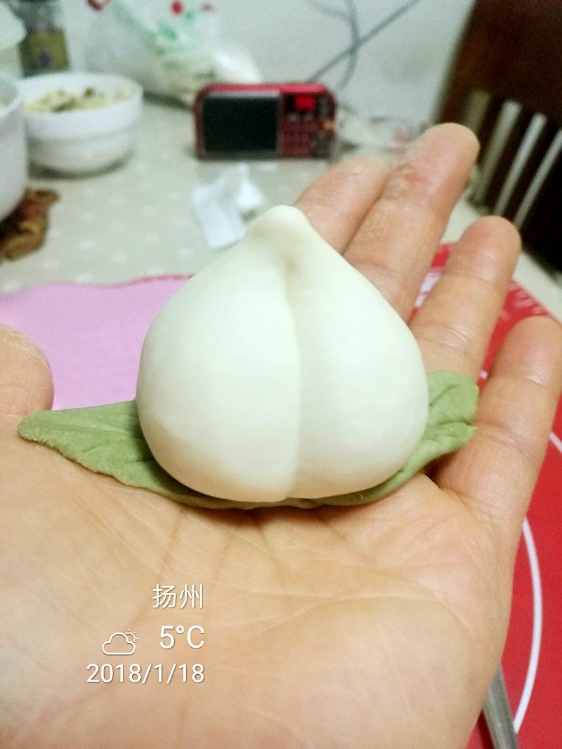 寿桃馒头（水蜜桃馒头）