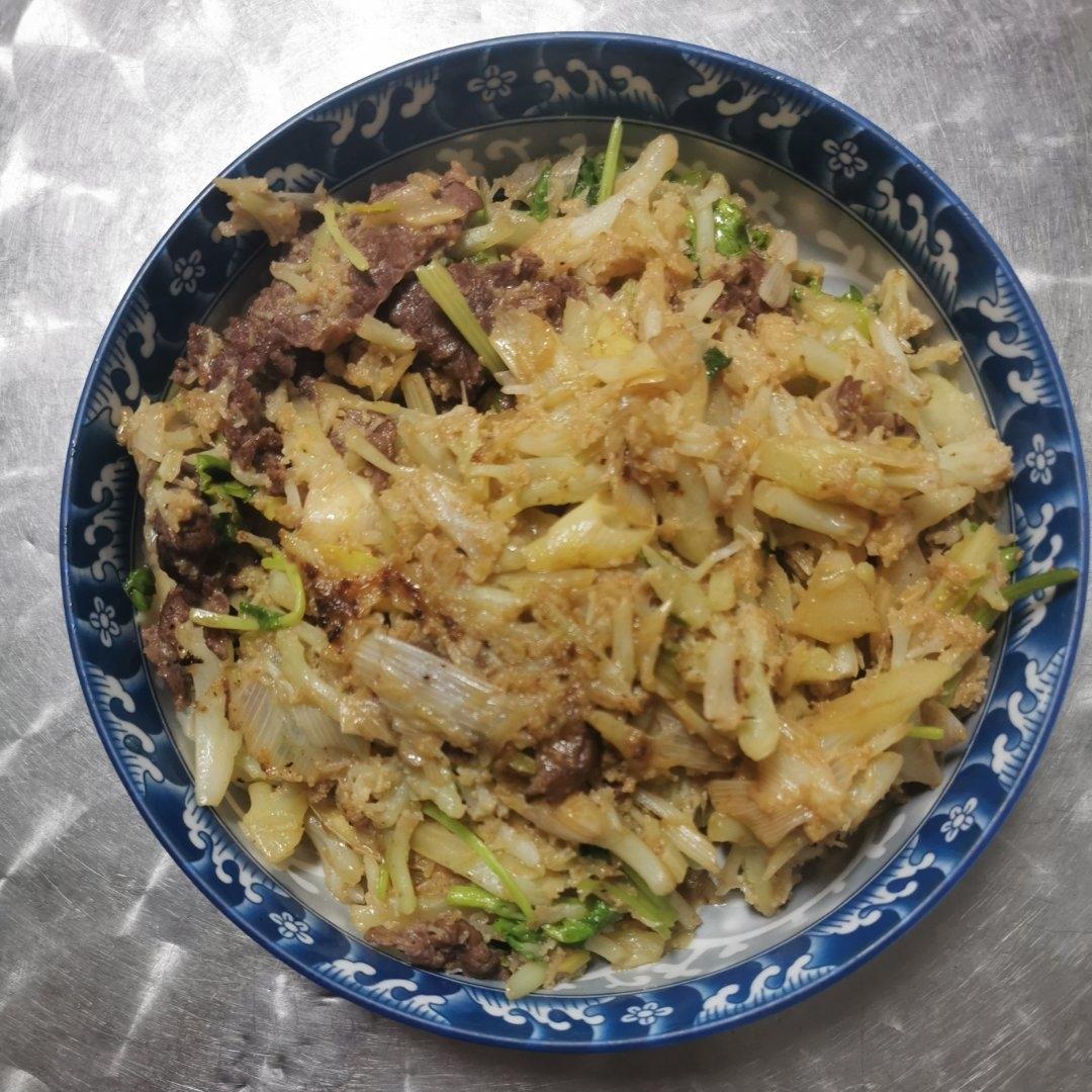 和饭店一个味道的干锅花菜