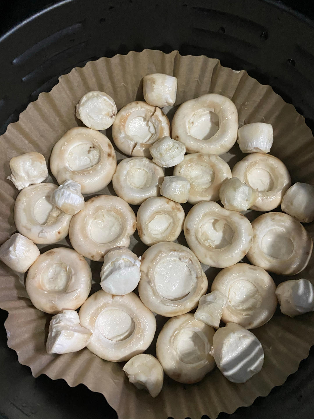 零难度烤口蘑（空气炸锅版）