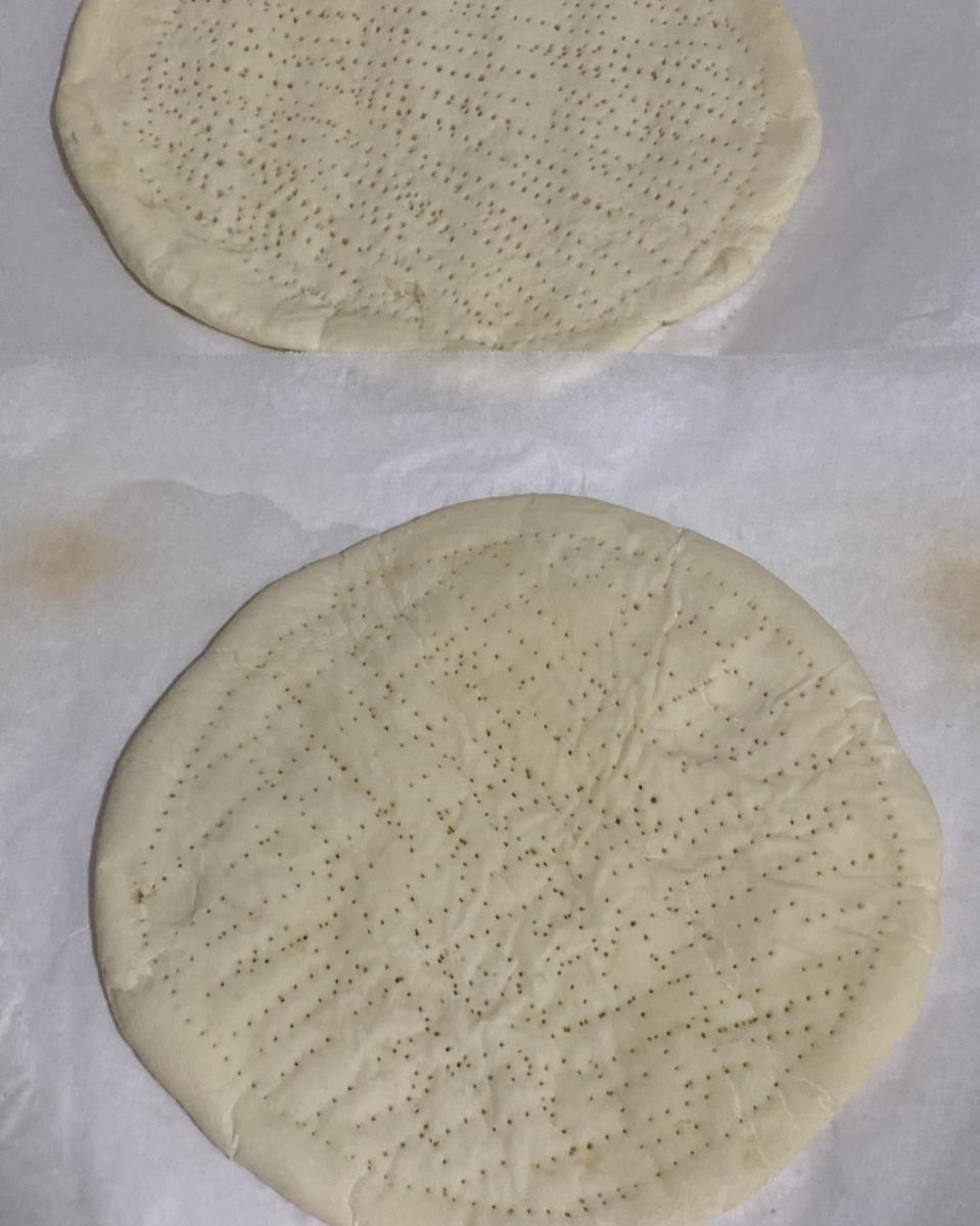 八寸披萨饼皮（四个）制作