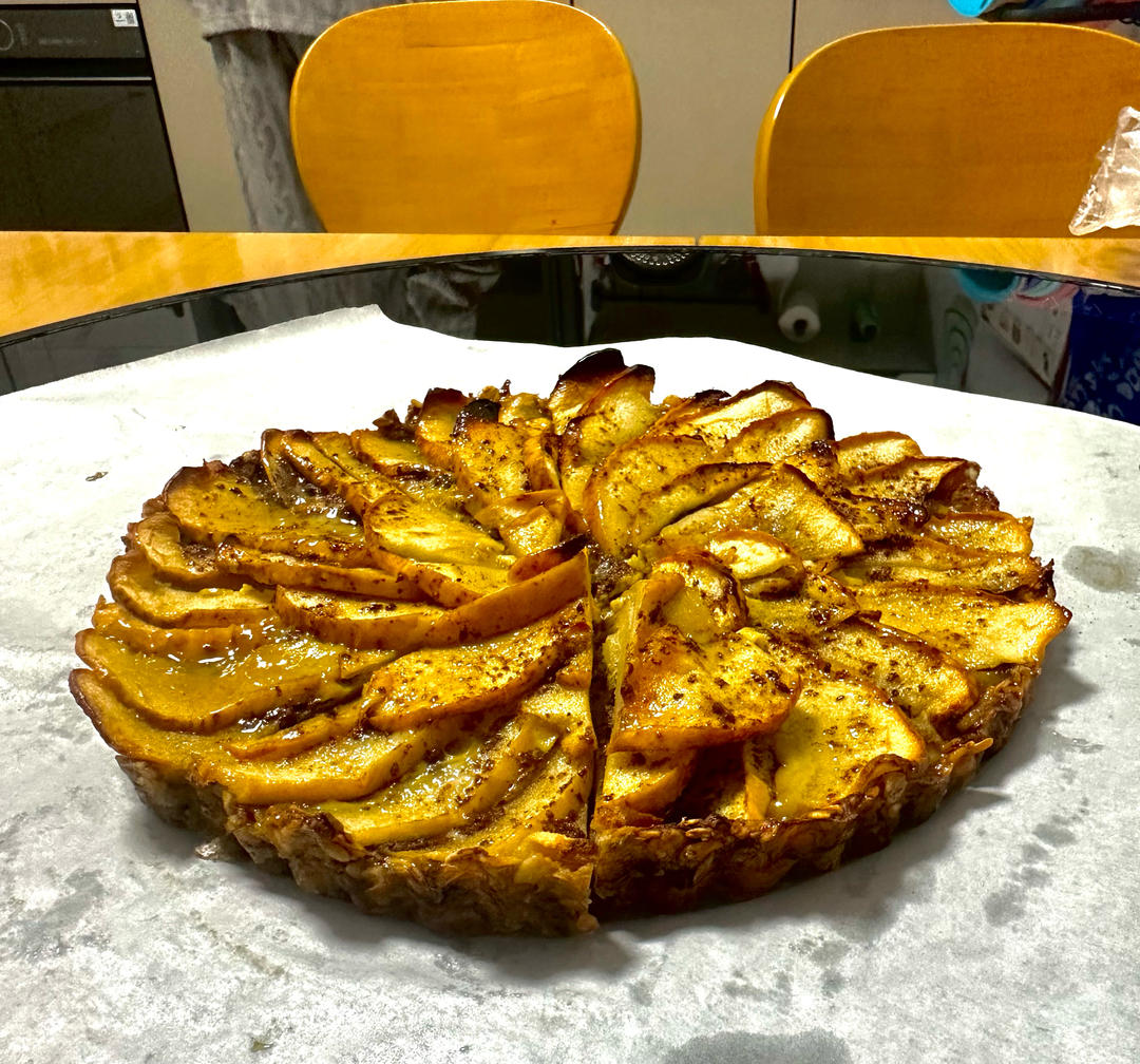 香蕉燕麦肉桂苹果派