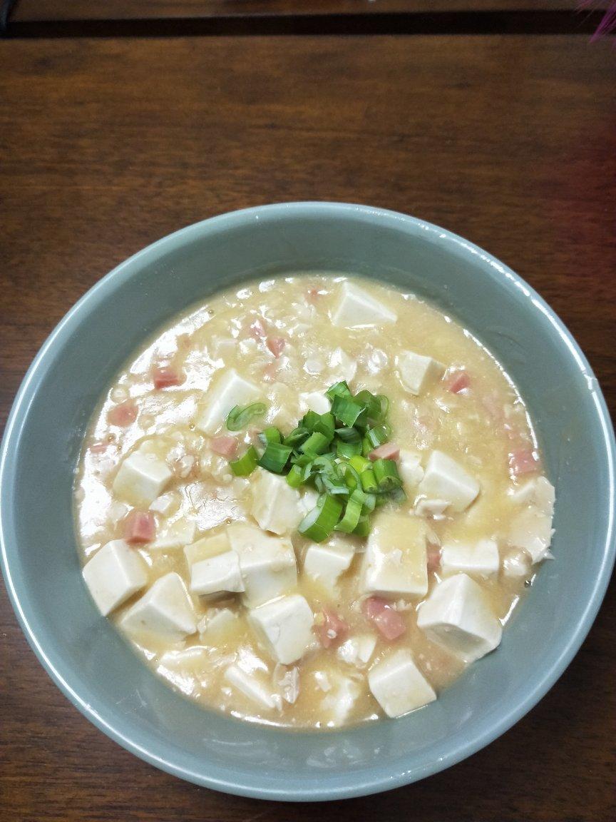 咸蛋烧豆腐～～孩子爱吃的下饭菜！