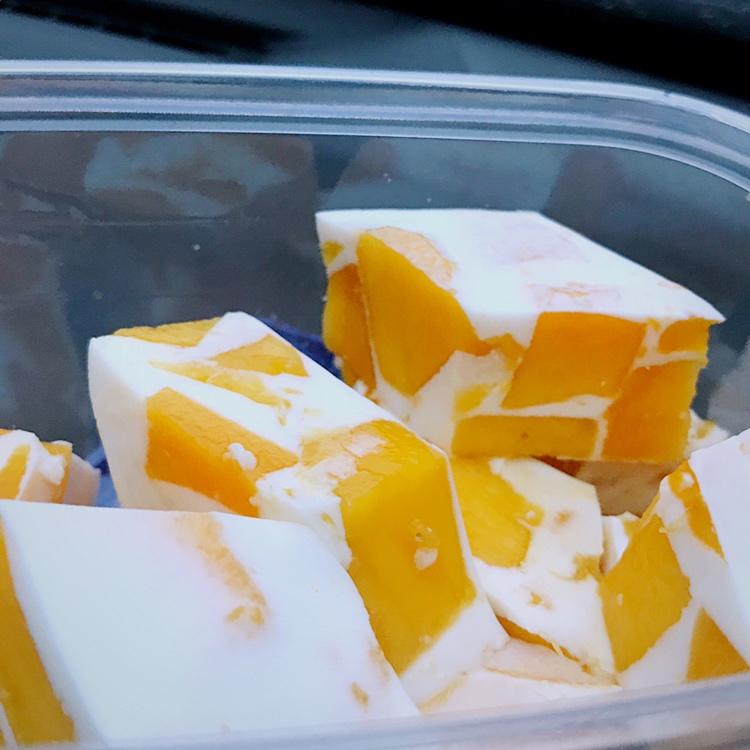 草莓芒果椰奶冻