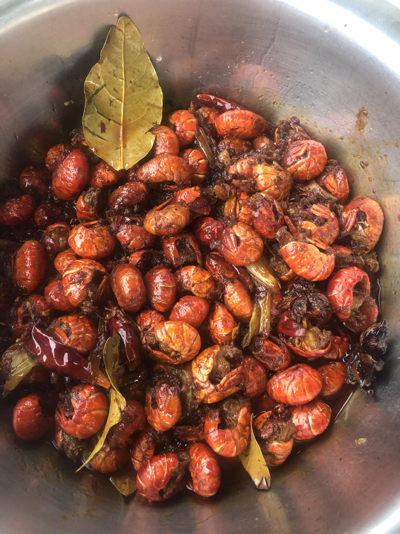 家常爆炒小龙虾尾
