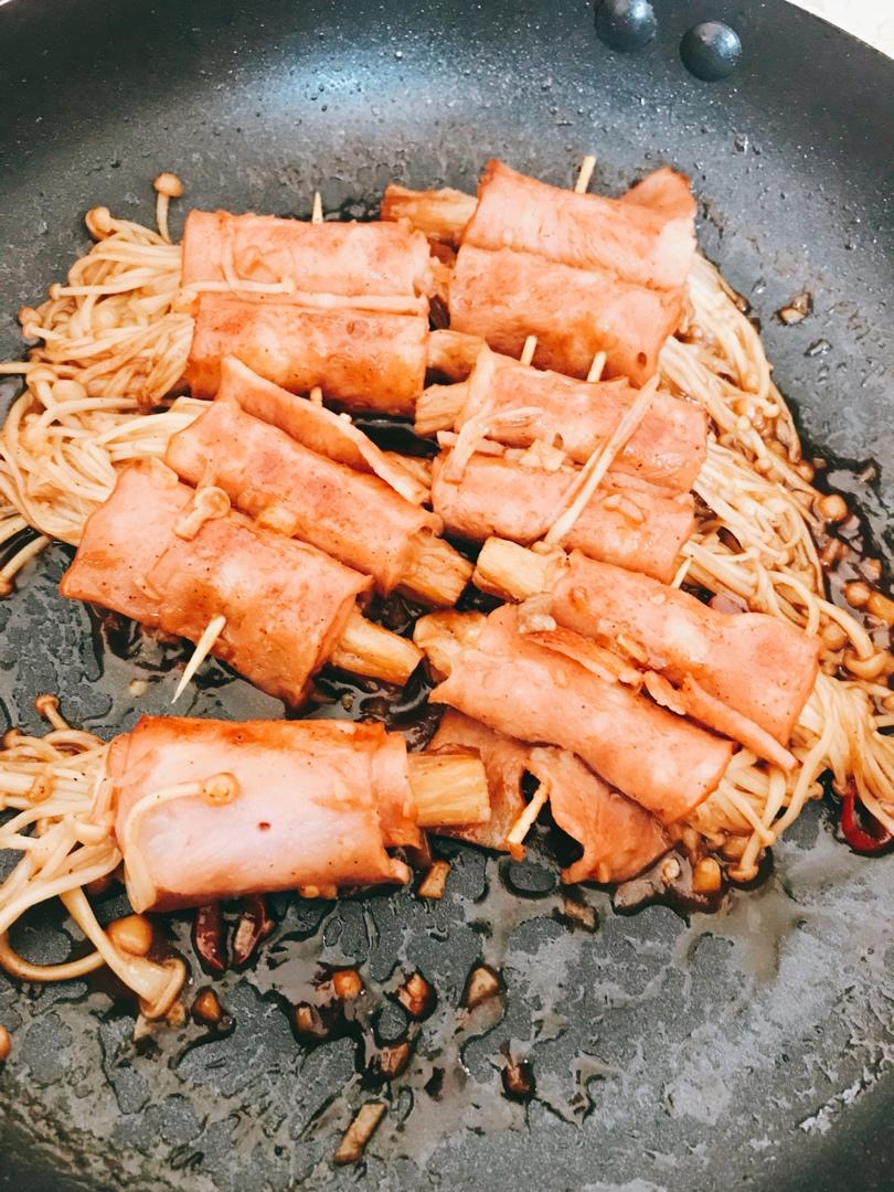 金针菇培根卷