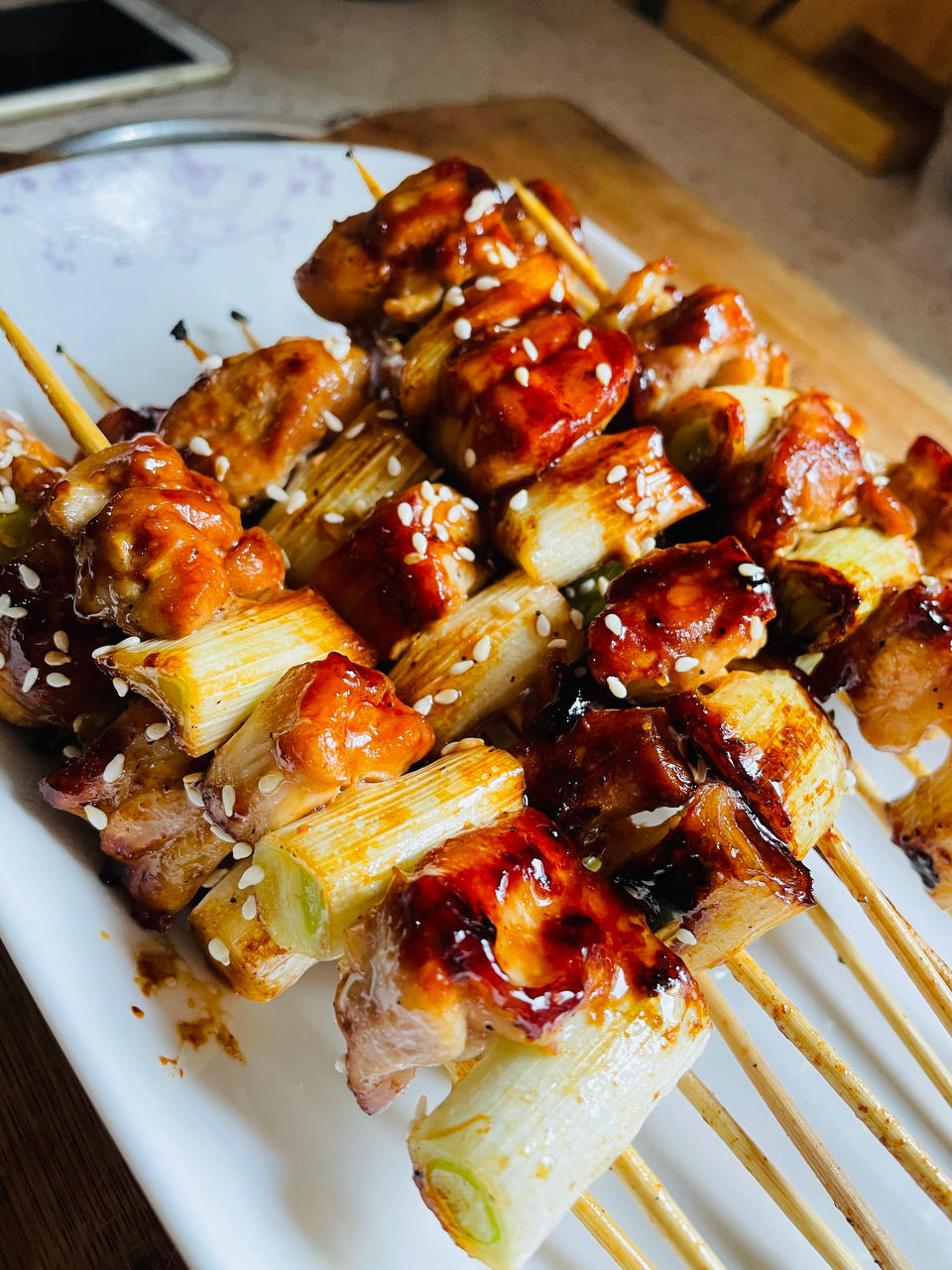 日剧里居酒屋必点菜，在家里做超级简单~和风鸡肉串