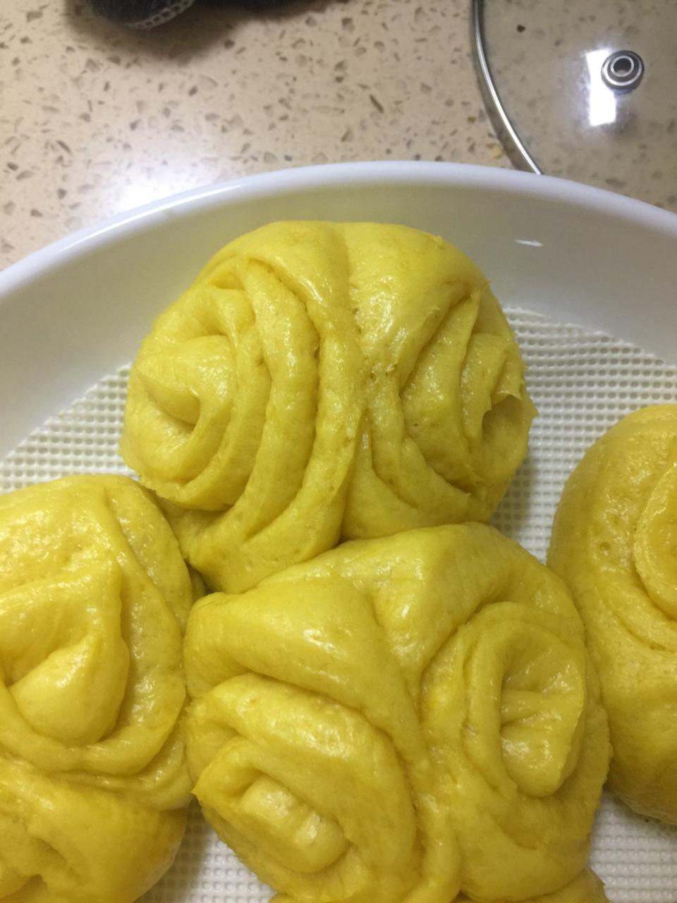 南瓜花卷馒头