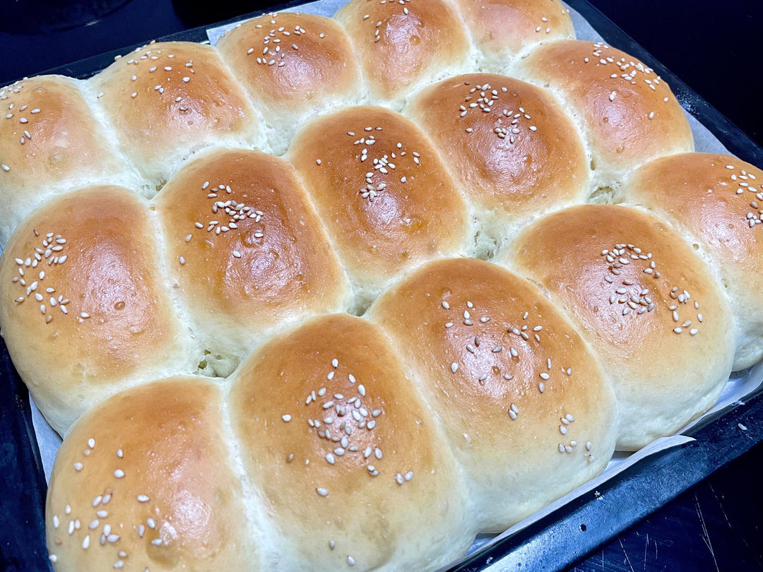 牛奶面包卷🥐（超软超拉丝）一次发酵