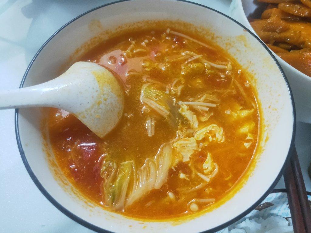 西红柿菌菇减脂汤