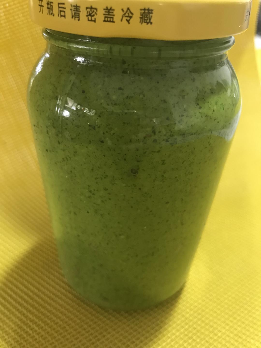 罗勒青酱的做法