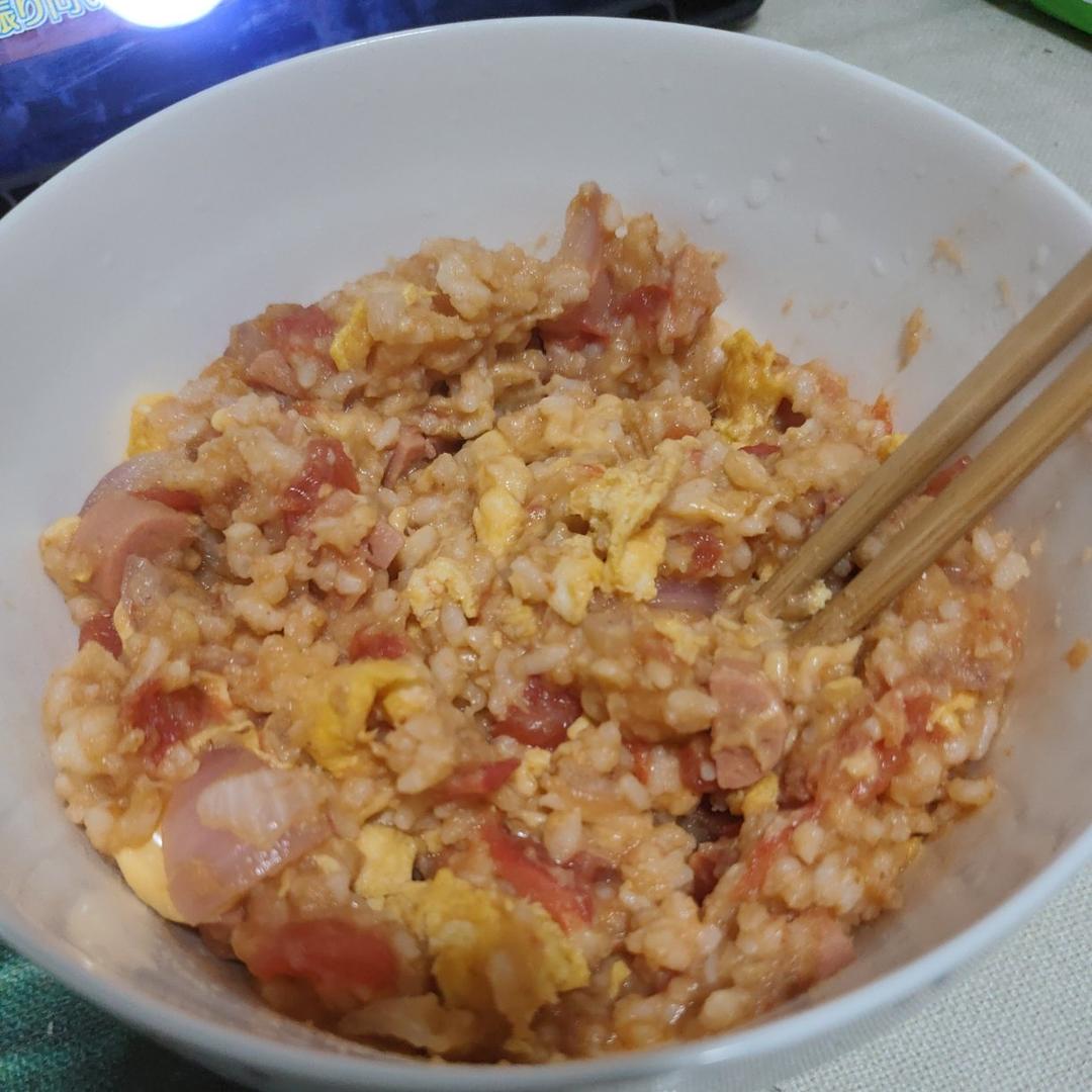 芝士番茄土豆烩饭㊙️剩饭这么做好吃到舔盘