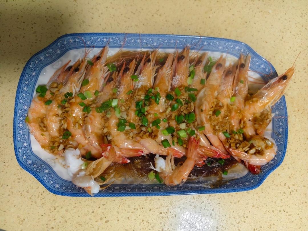 蒜蓉粉丝蒸虾