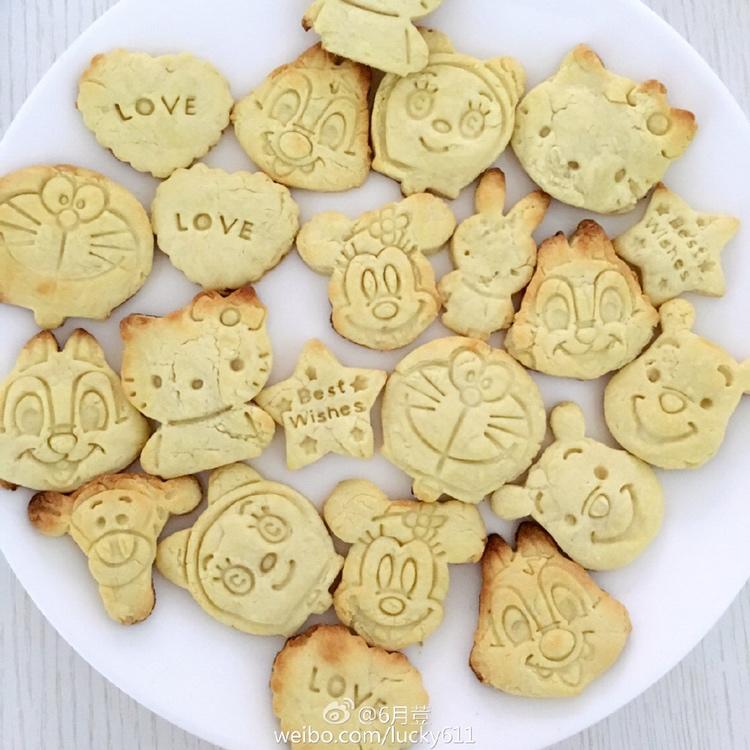 卡通黄油饼干