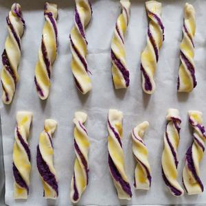 超健康宝宝零食--紫薯扭扭酥的做法 步骤11
