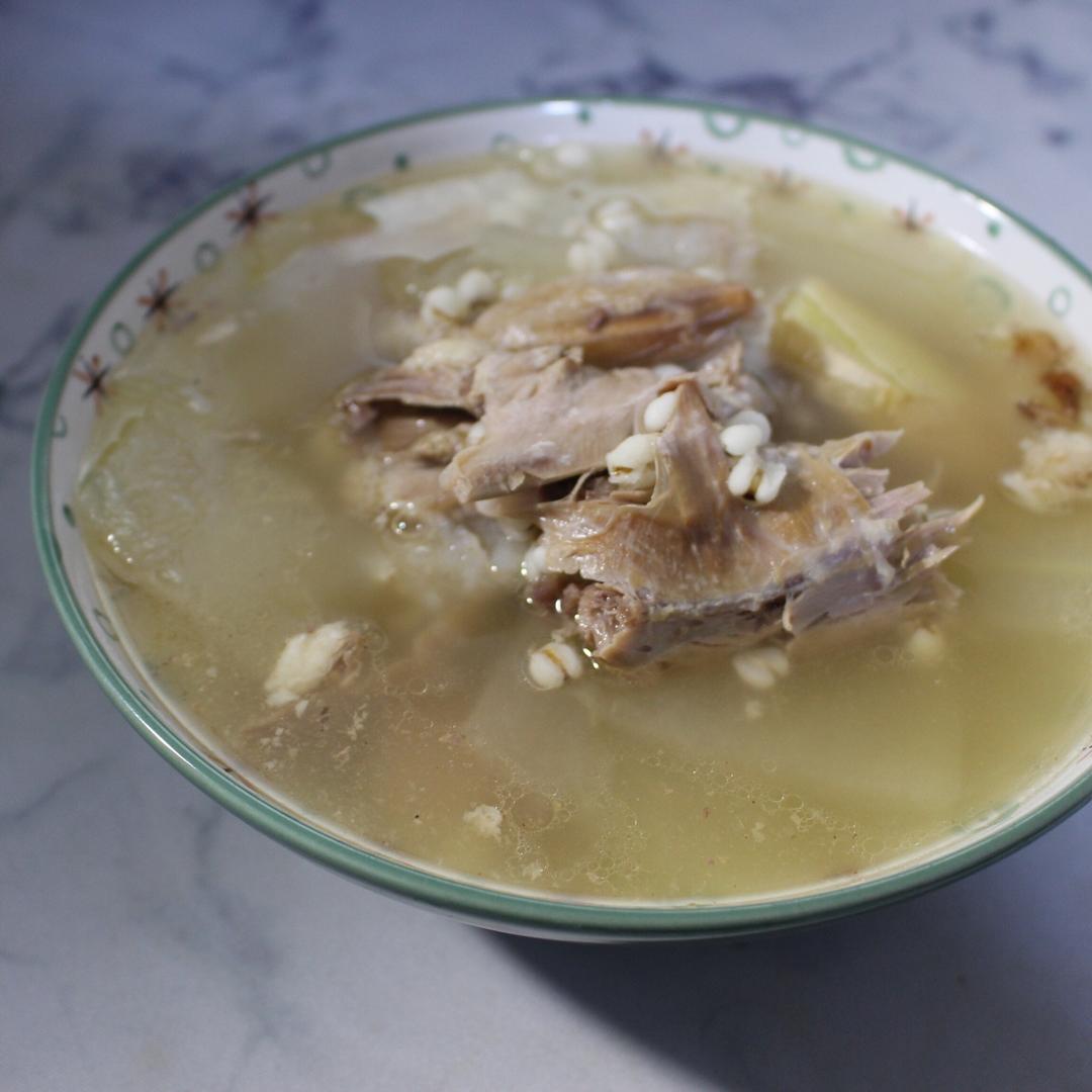 冬瓜薏米老鸭汤