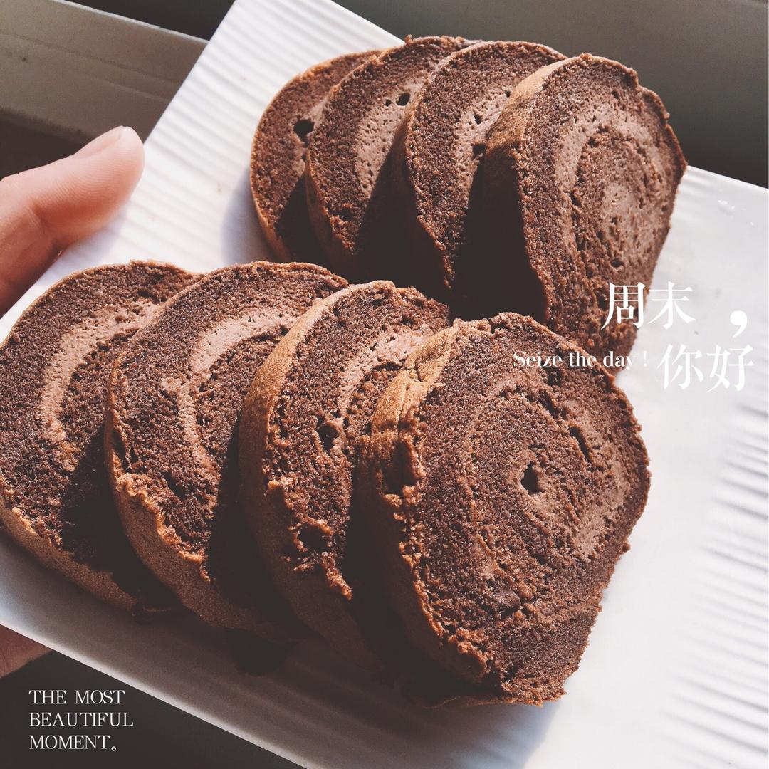 双重巧克力浓郁卷/香香香香···香喷喷的巧克力卷~/烘焙视频蛋糕篇10「中卷」