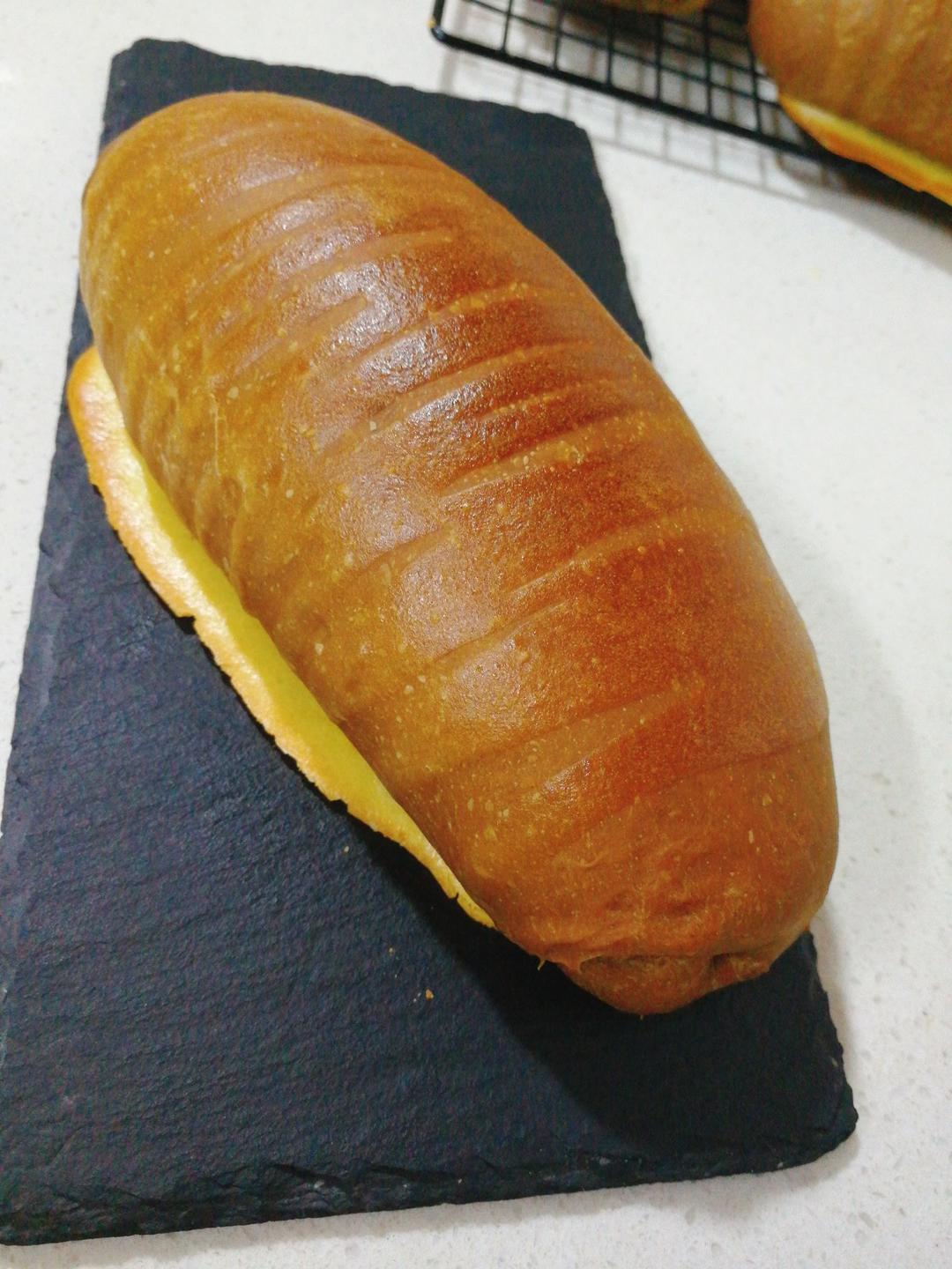 面包界的“蛋包饭”，蛋香啡果