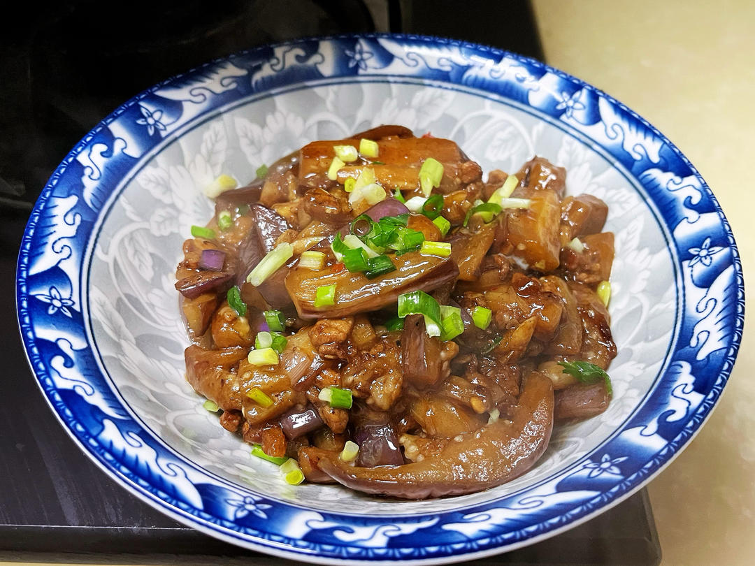 少油版茄子炒肉