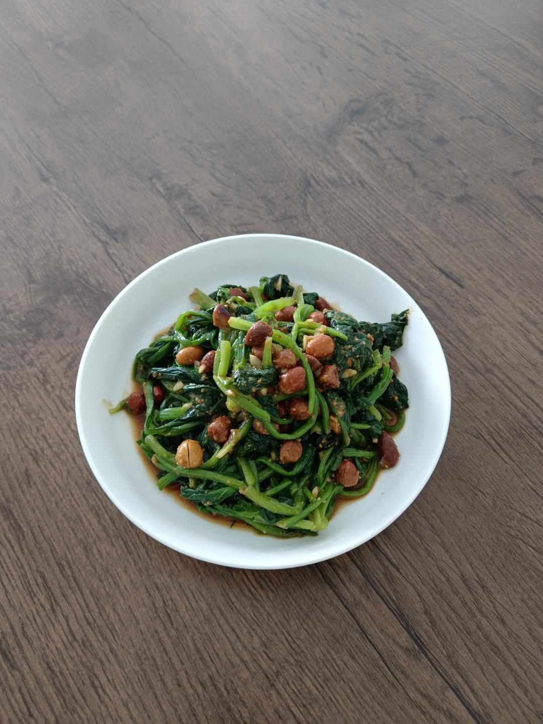 凉拌芝麻酱菠菜