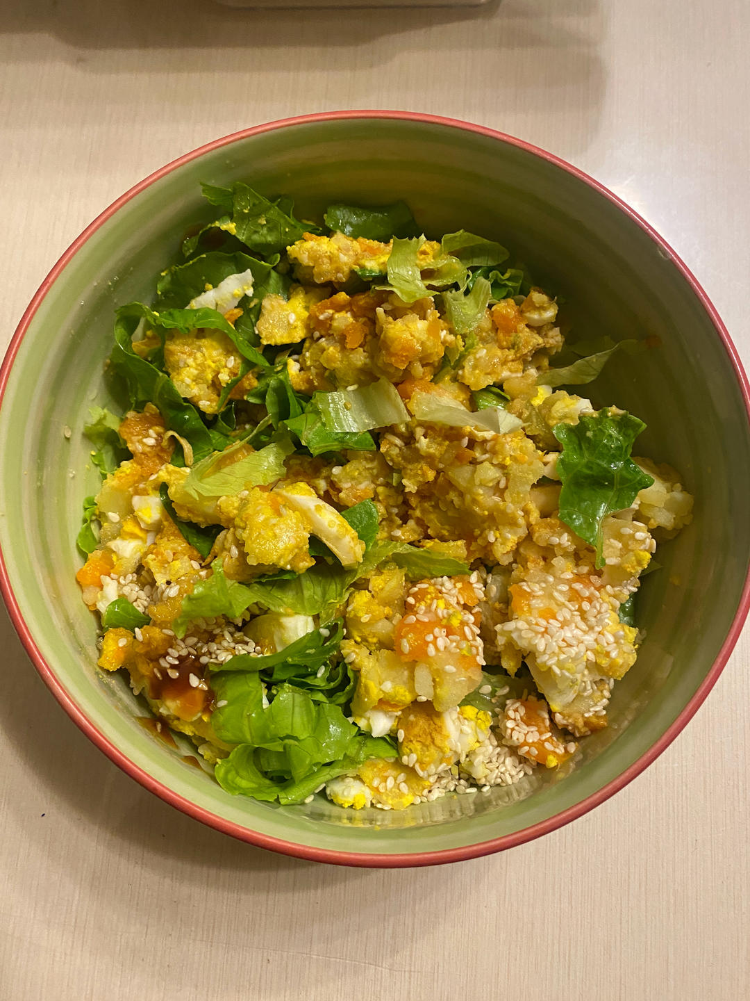 土豆泥生菜沙拉