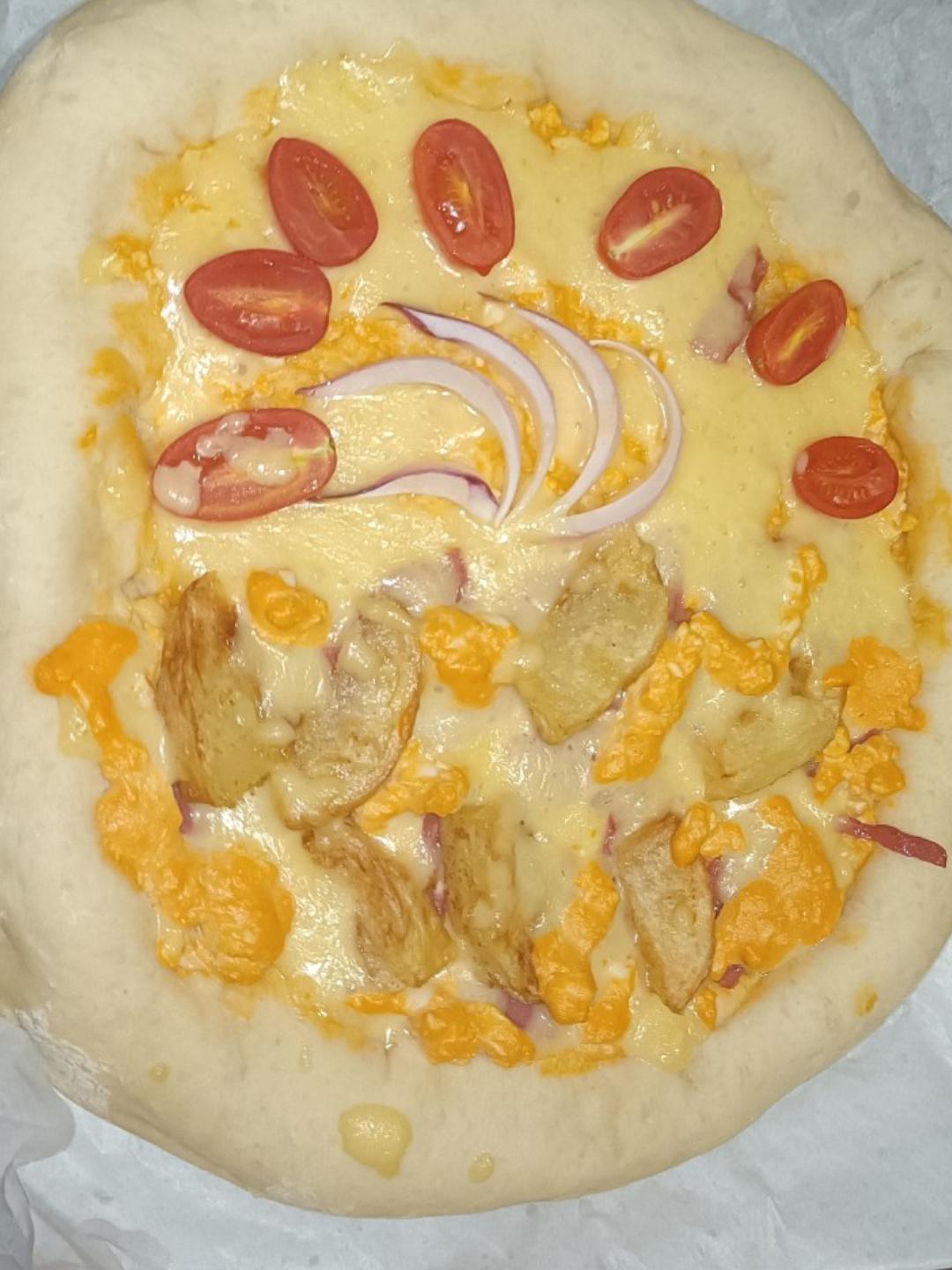 土豆培根披萨