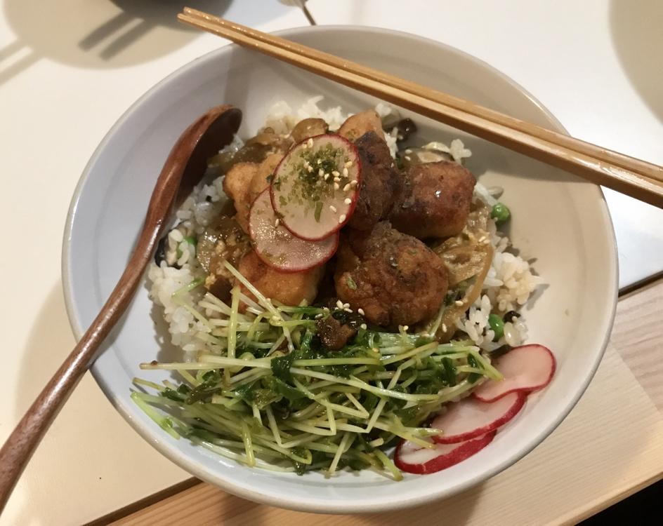 超简单日式菜饭（炊き込みご飯）