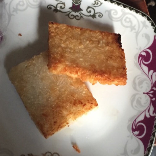 糯米糍粑---江南人叫它糍饭糕！