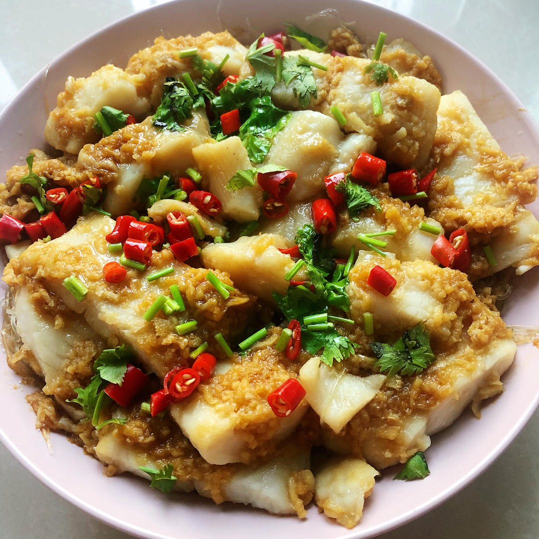 蒜蓉粉丝蒸龙利鱼