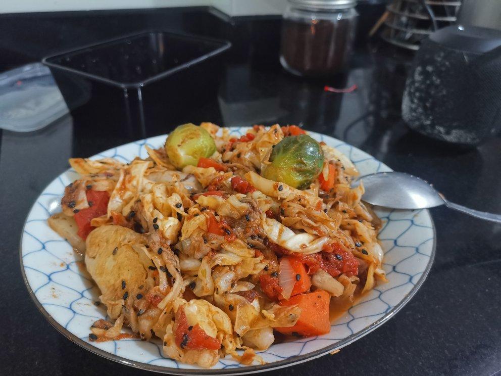 Keto pizza looking Omenlette:p