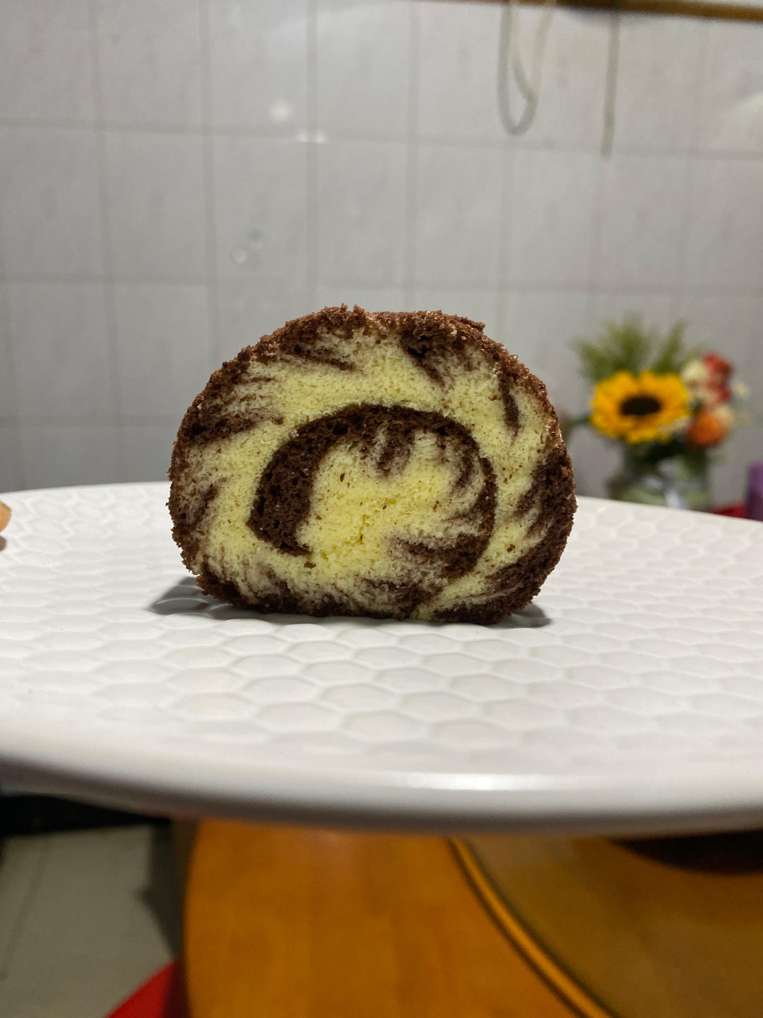 可可旋风蛋糕卷