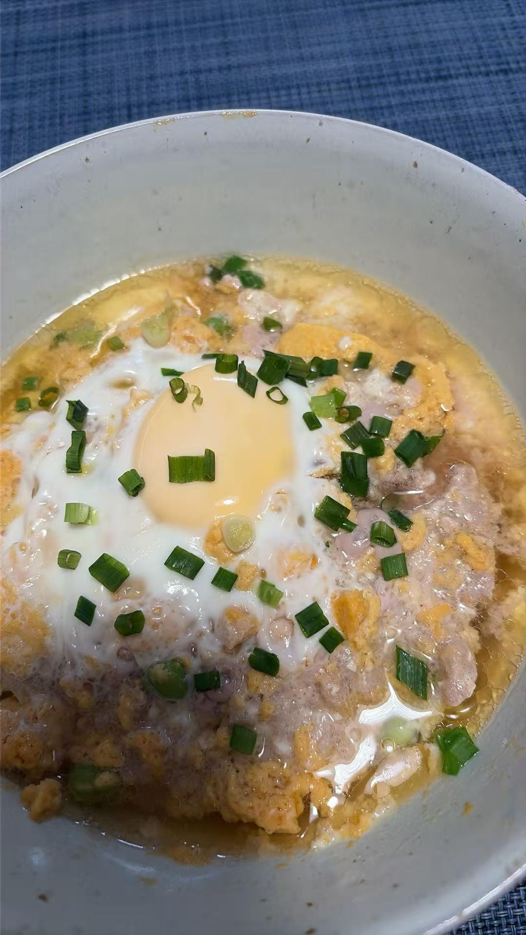 老上海风味的肉饼子蒸蛋