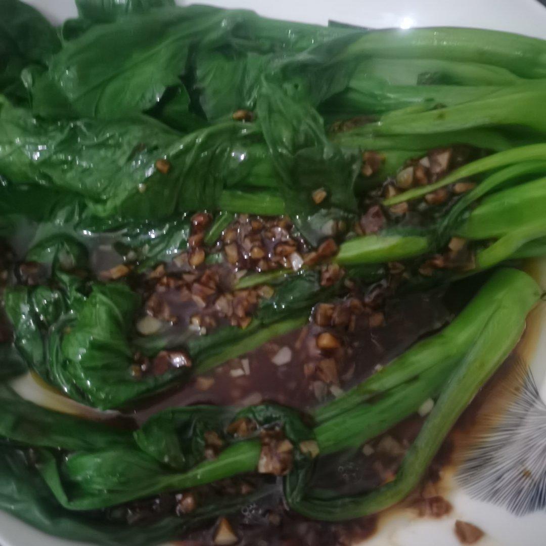 🔥比肉好吃的蒜蓉蚝油菜心！好吃不胖系列