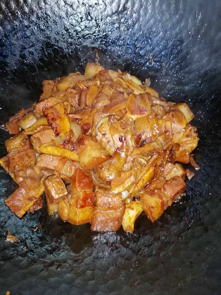 红烧肉焖冬笋（无油水煮版）的做法 步骤7